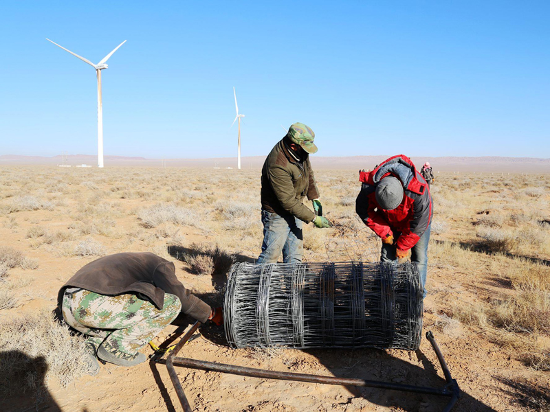 草原围栏安装